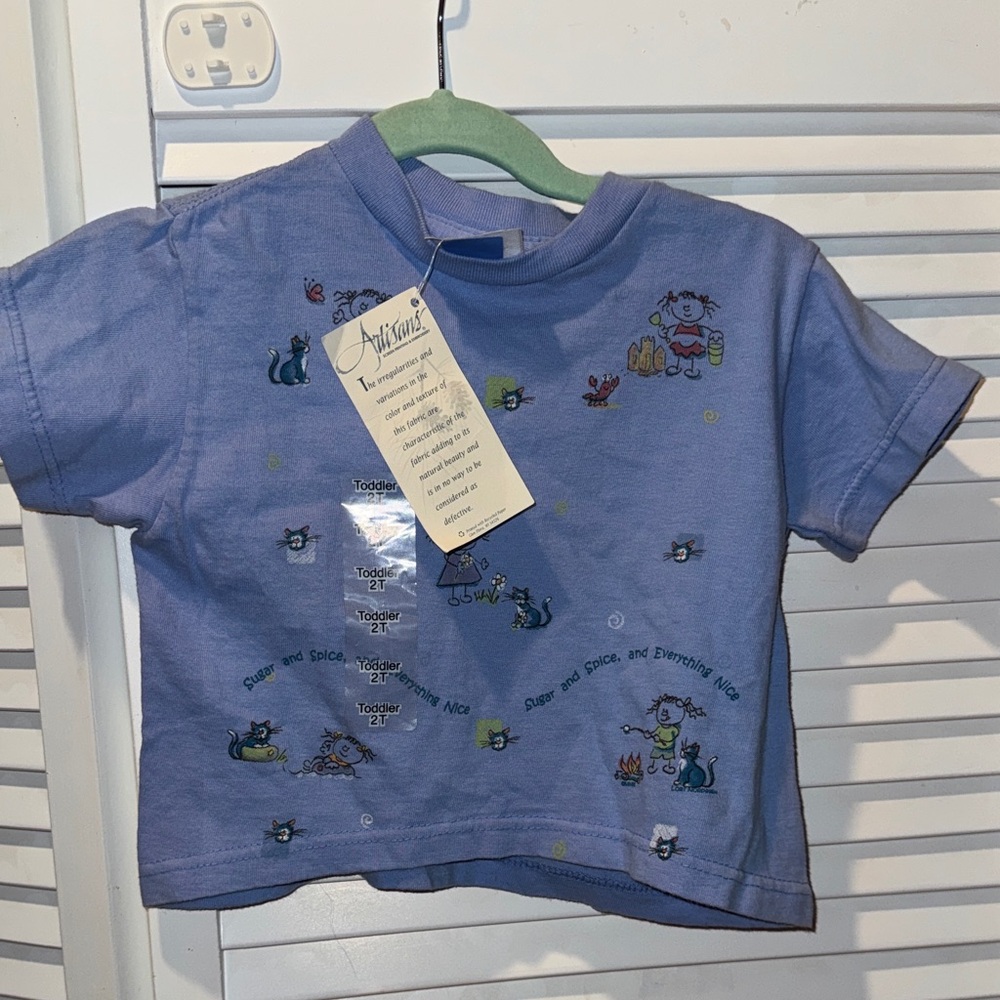 Toddler Short-Sleeve Lavender Graphic Tee